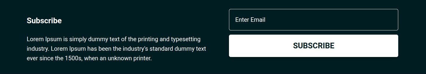 set blog section