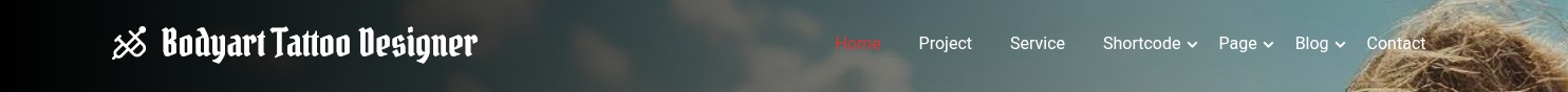 Final display of header