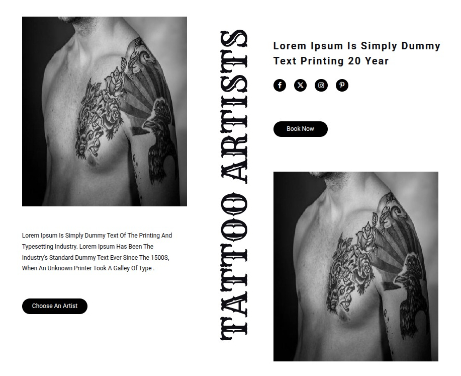 set Featured Page section