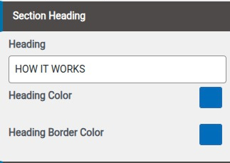 set Featured Page section