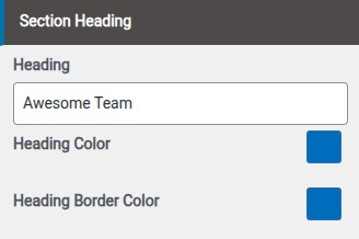 set Featured Page section