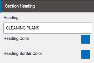 set Featured Page section