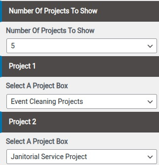 set Featured Page section