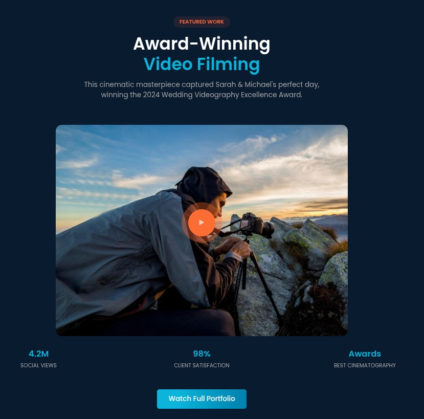 set Featured Page section