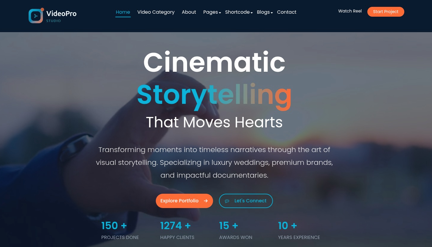 expert-videographer-studio pro wordpress theme