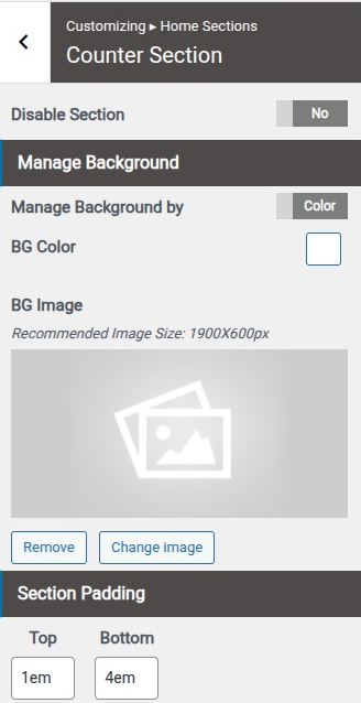 set Blog section