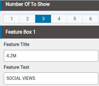set Featured Page section
