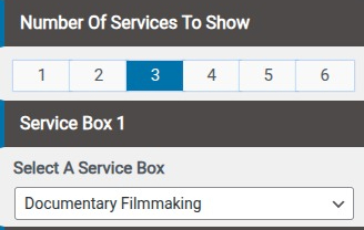 set Featured Page section
