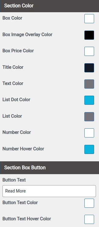 set Featured Page section