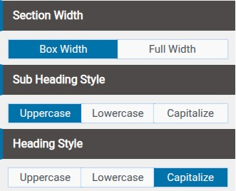 set Featured Page section