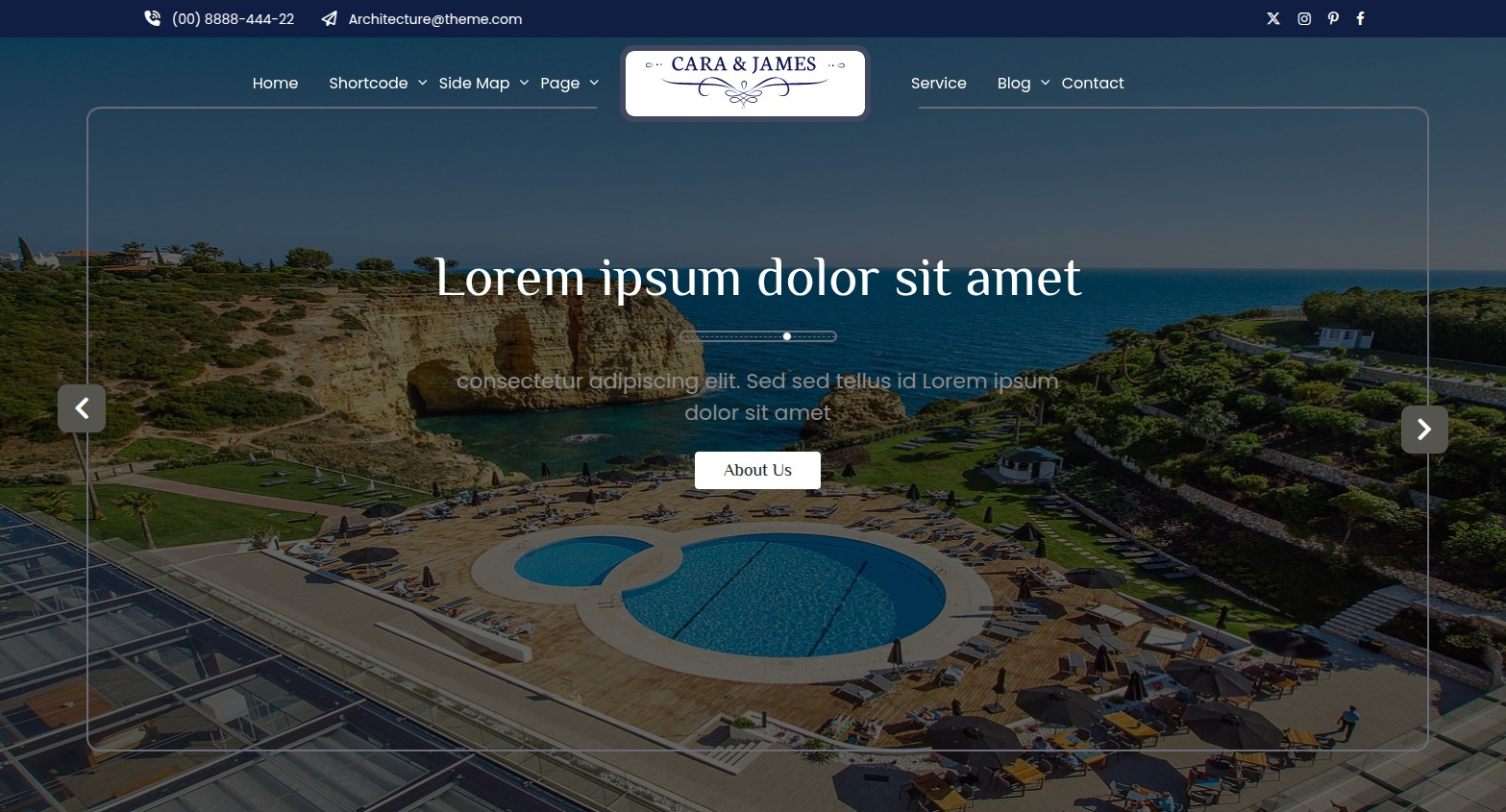 set Featured Page section