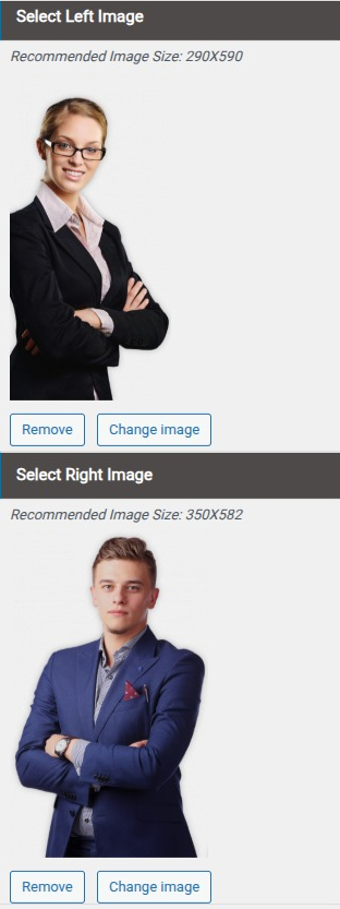 select Contact Page template