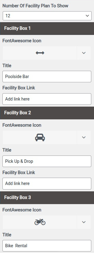 set Featured Page section