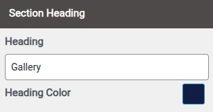 set Featured Page section