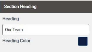 set Featured Page section