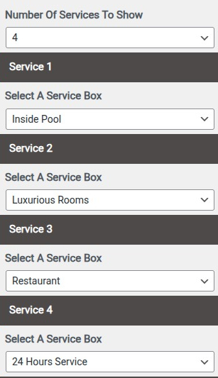 set Featured Page section
