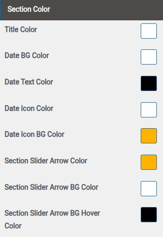 set Featured Page section