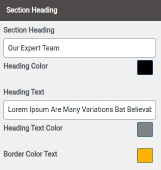 set Featured Page section