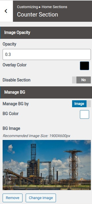 set Banner 2 section