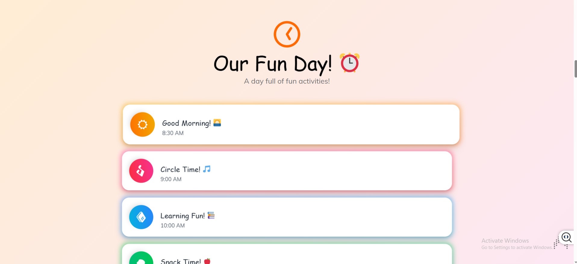 set Featured Page section