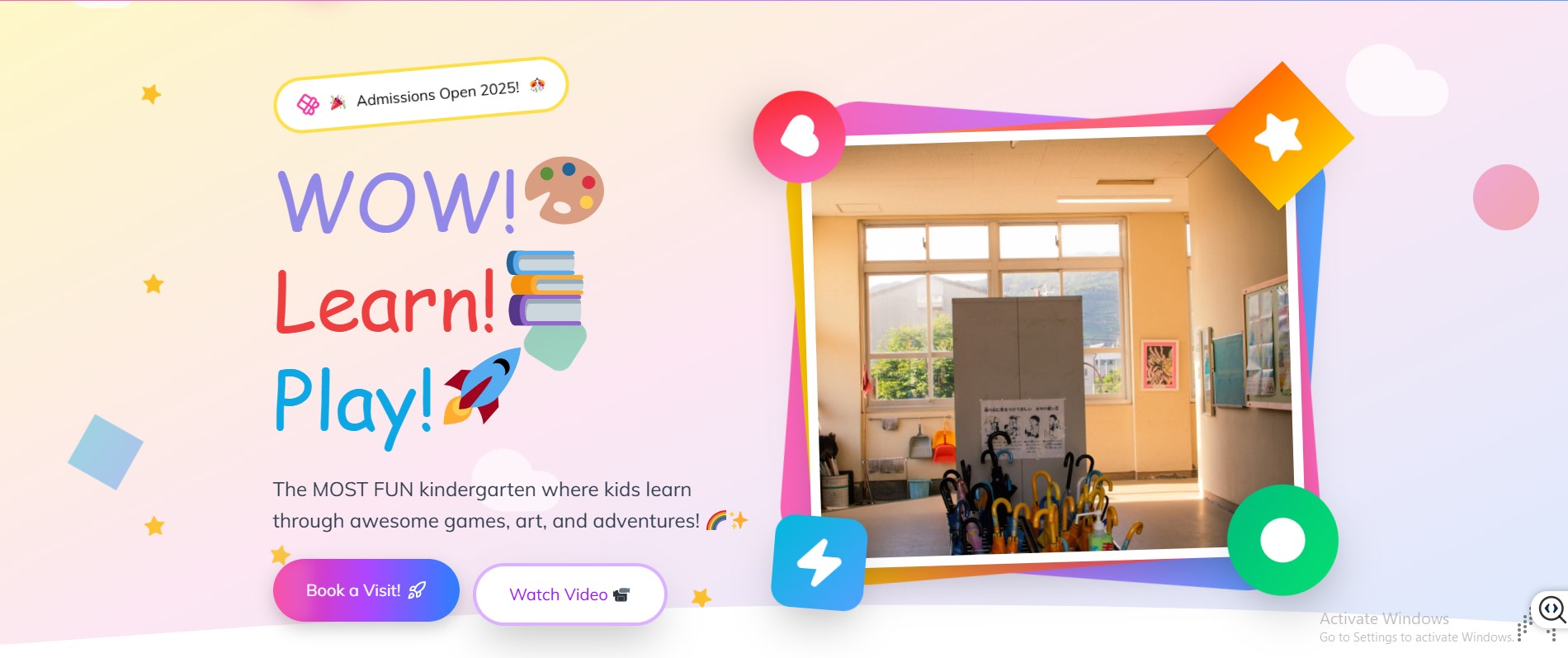 set Featured Page section