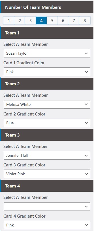 set Featured Page section