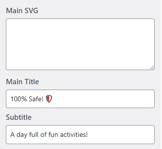 set Featured Page section