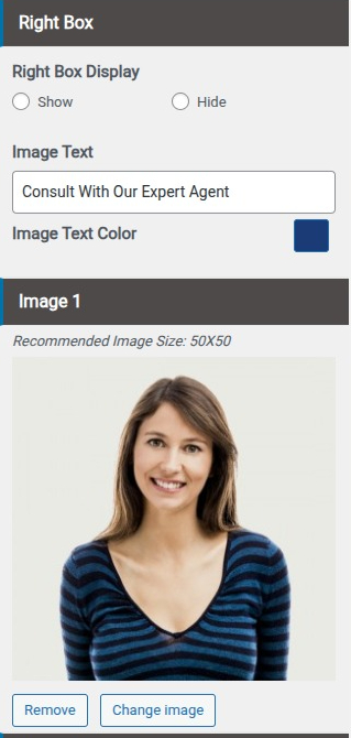 set Featured Page section