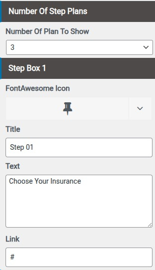 set Featured Page section