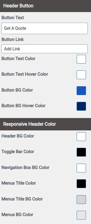 Set Header contact 