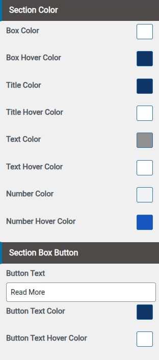 set Featured Page section
