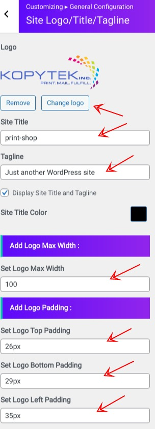 Set Header contact 