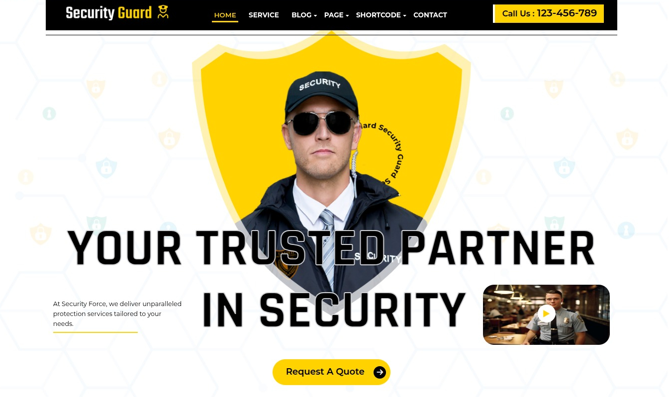 security-guard-services pro wordpress theme