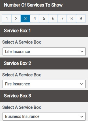 set Featured Page section