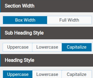 set testimonial section