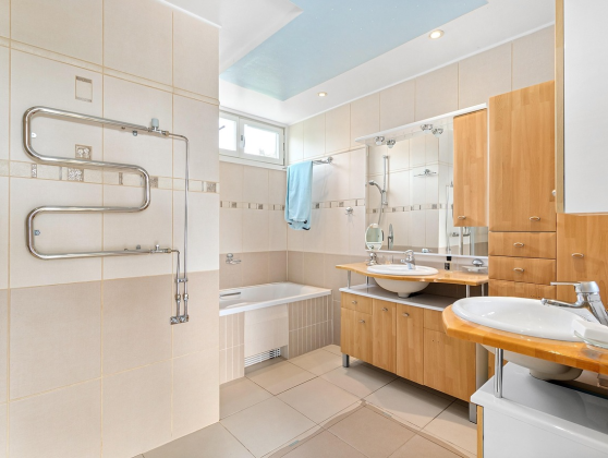 Installed Bathtub And Shower